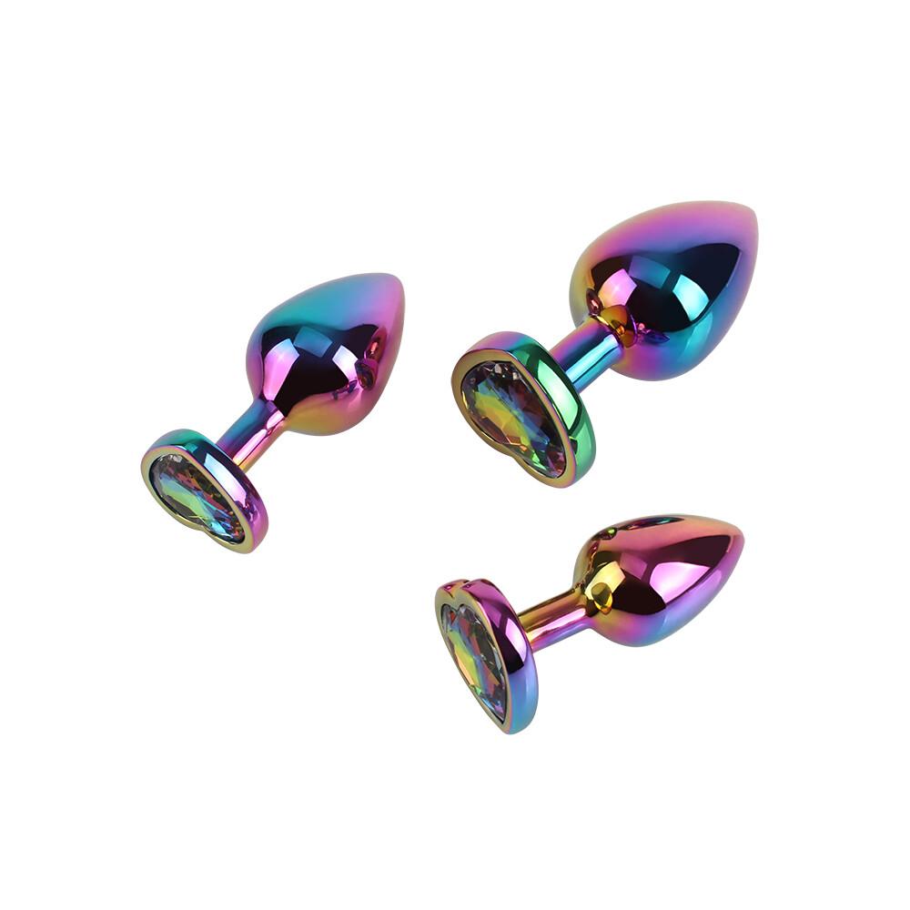 Rainbow Heart Set Plug Anali  thumbnail 3