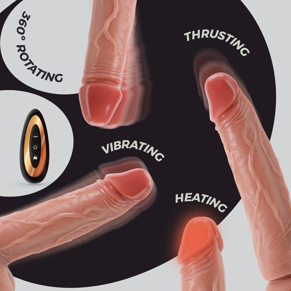 Inviktus 23 cm Vibratore Realistico thumbnail 9