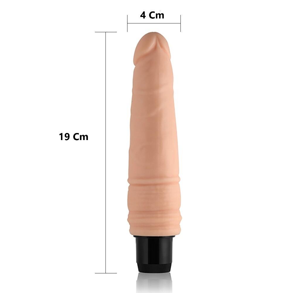Vibratore Realistico Lenny 19 cm thumbnail 4