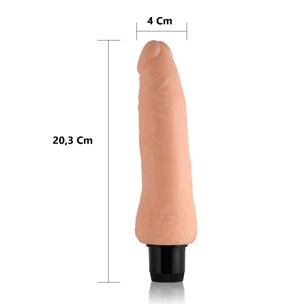 Vibratore Realistico Melvin 20 cm thumbnail 4