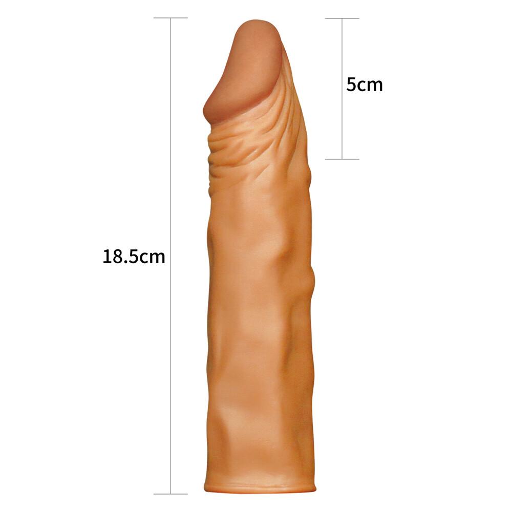 Guaina e Prolunga Pene Glory 18,5 cm thumbnail 3
