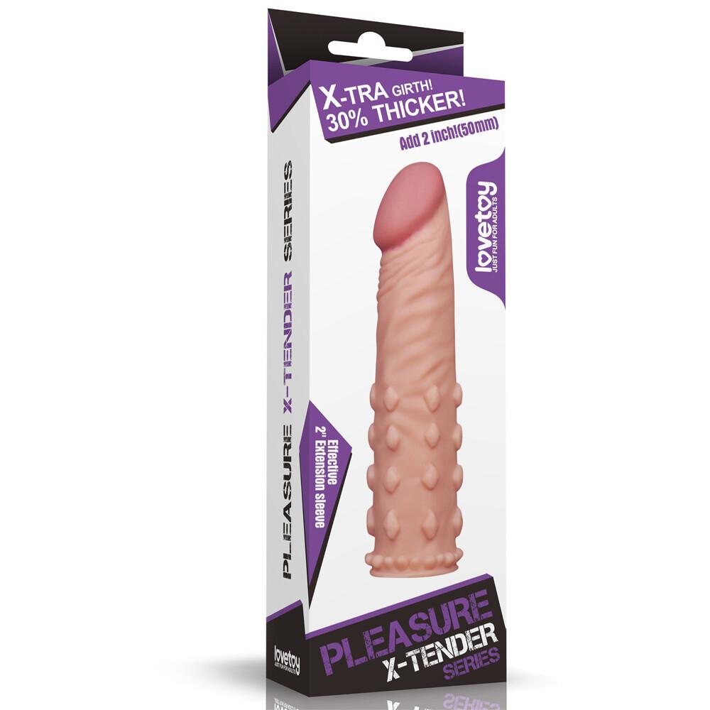 Guaina e Prolunga Pene X2 17,5 cm thumbnail 5