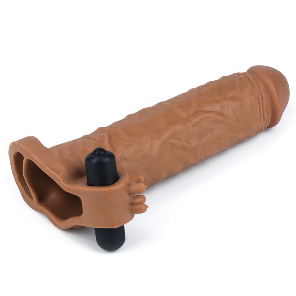 Guaina e Prolunga Pene Vibrante Glory 19 cm thumbnail 3