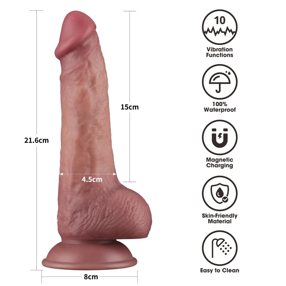 Vibratore Realistico Power Cock Real Feel thumbnail 2