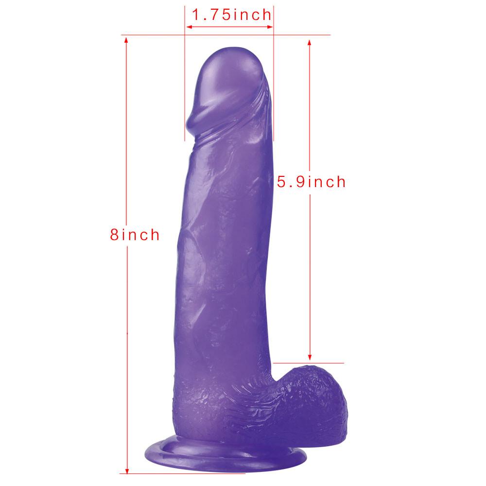 Dildo Realistico Jelly Studs 20 cm thumbnail 4