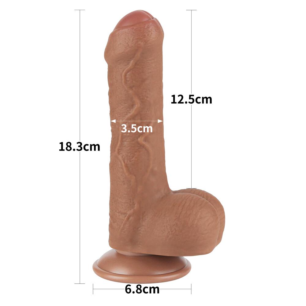 Dildo Realistico Glideron 18,3 cm thumbnail 2