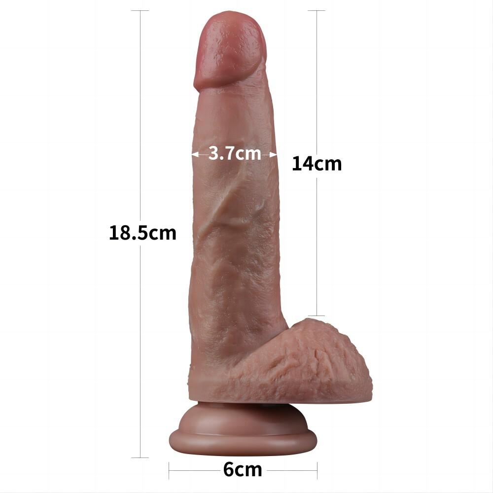 Blaze 18,5 cm Dildo Realistico thumbnail 2