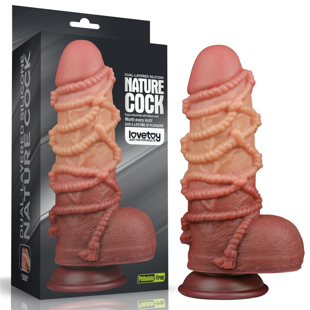 Dildo XXL Braided Rope 24,5 cm thumbnail 7