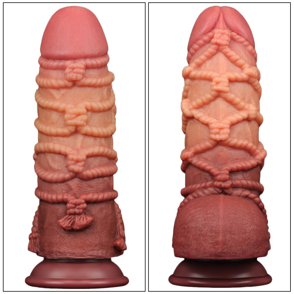 Dildo XXL Braided Rope 24,5 cm thumbnail 6