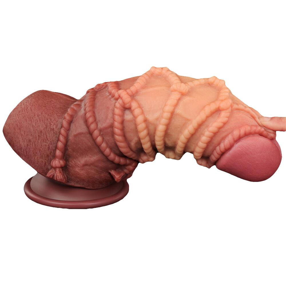 Dildo XXL Braided Rope 24,5 cm thumbnail 2