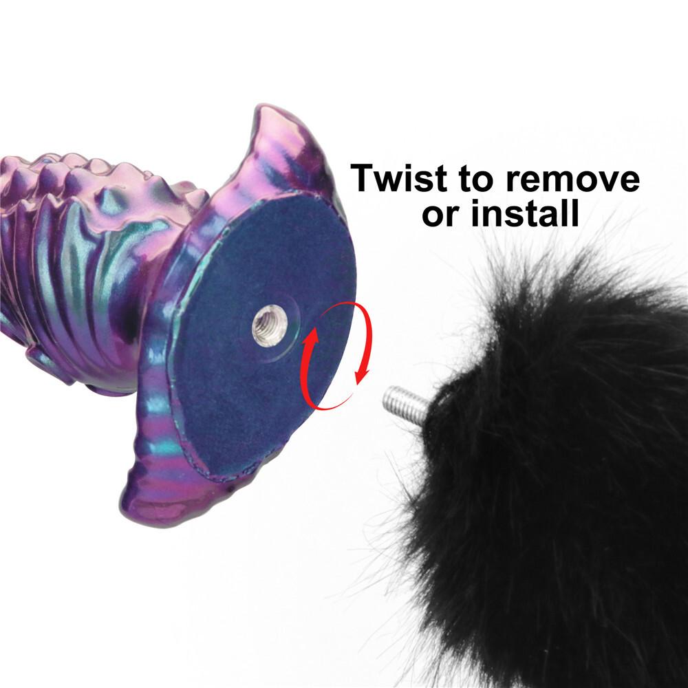 MystiTail 12 cm Plug Anale con Coda thumbnail 9