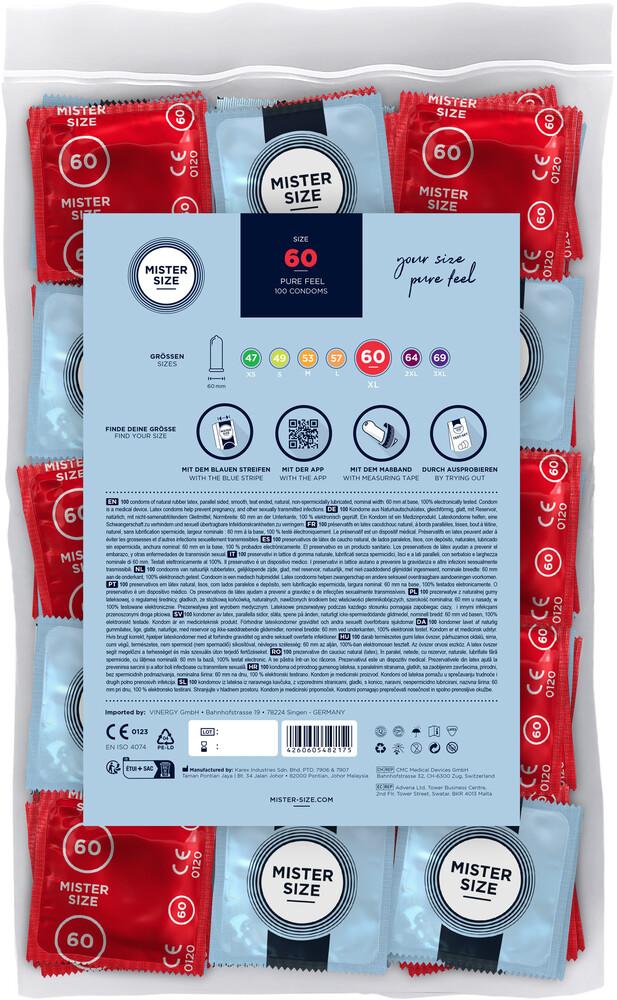 Preservativi XL 60 Mister Size thumbnail 2