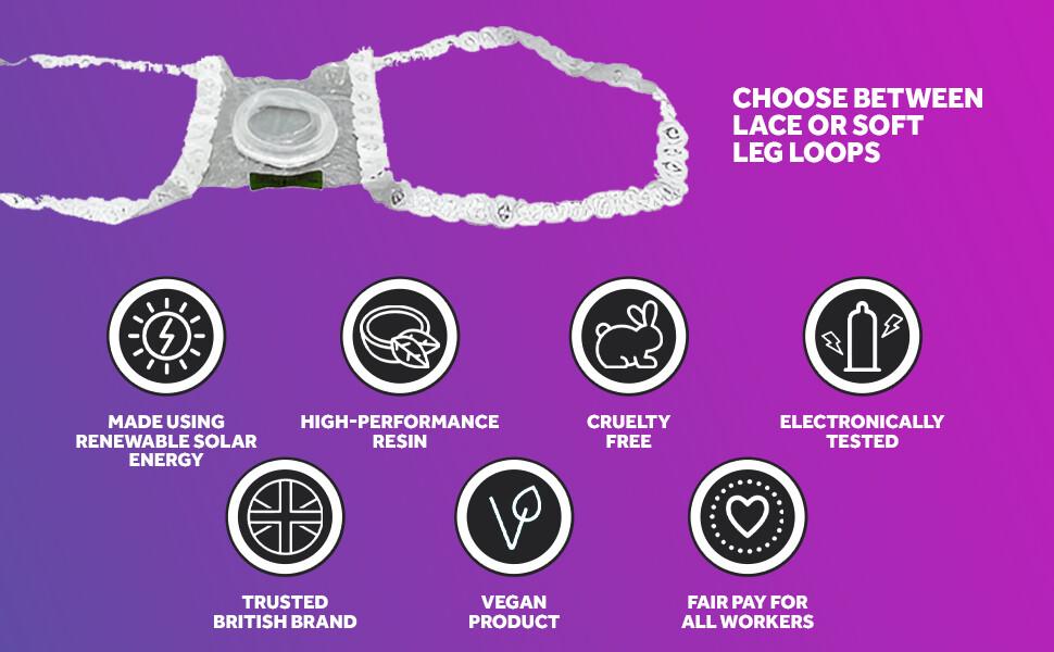 Preservativi Femminili EXS Loop Lace 4 pz thumbnail 5