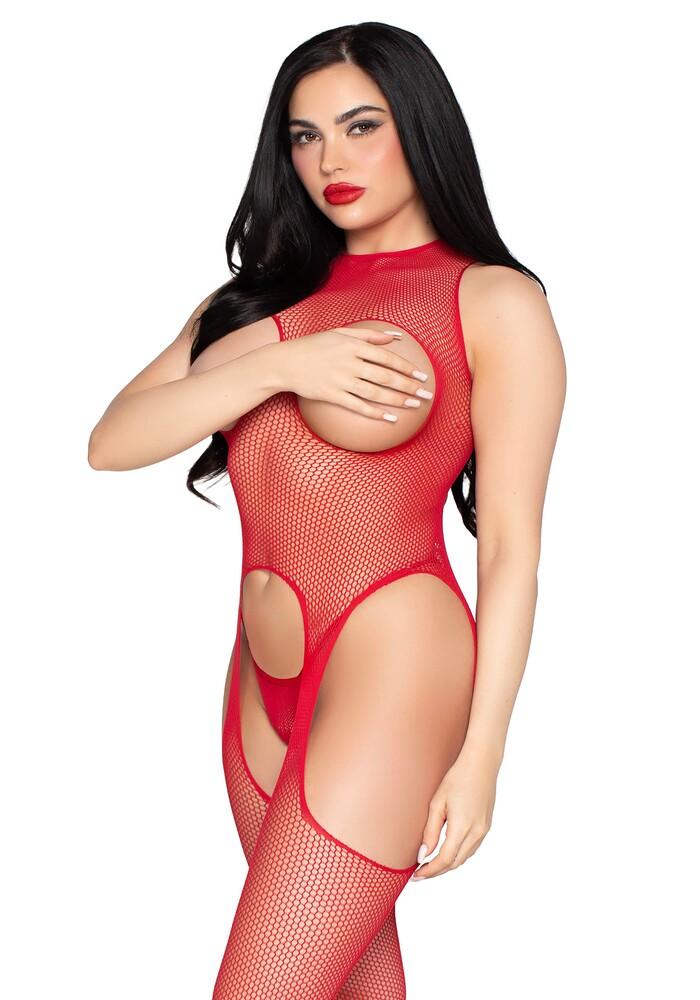 Tuta Sexy Cupless Rosso thumbnail 3