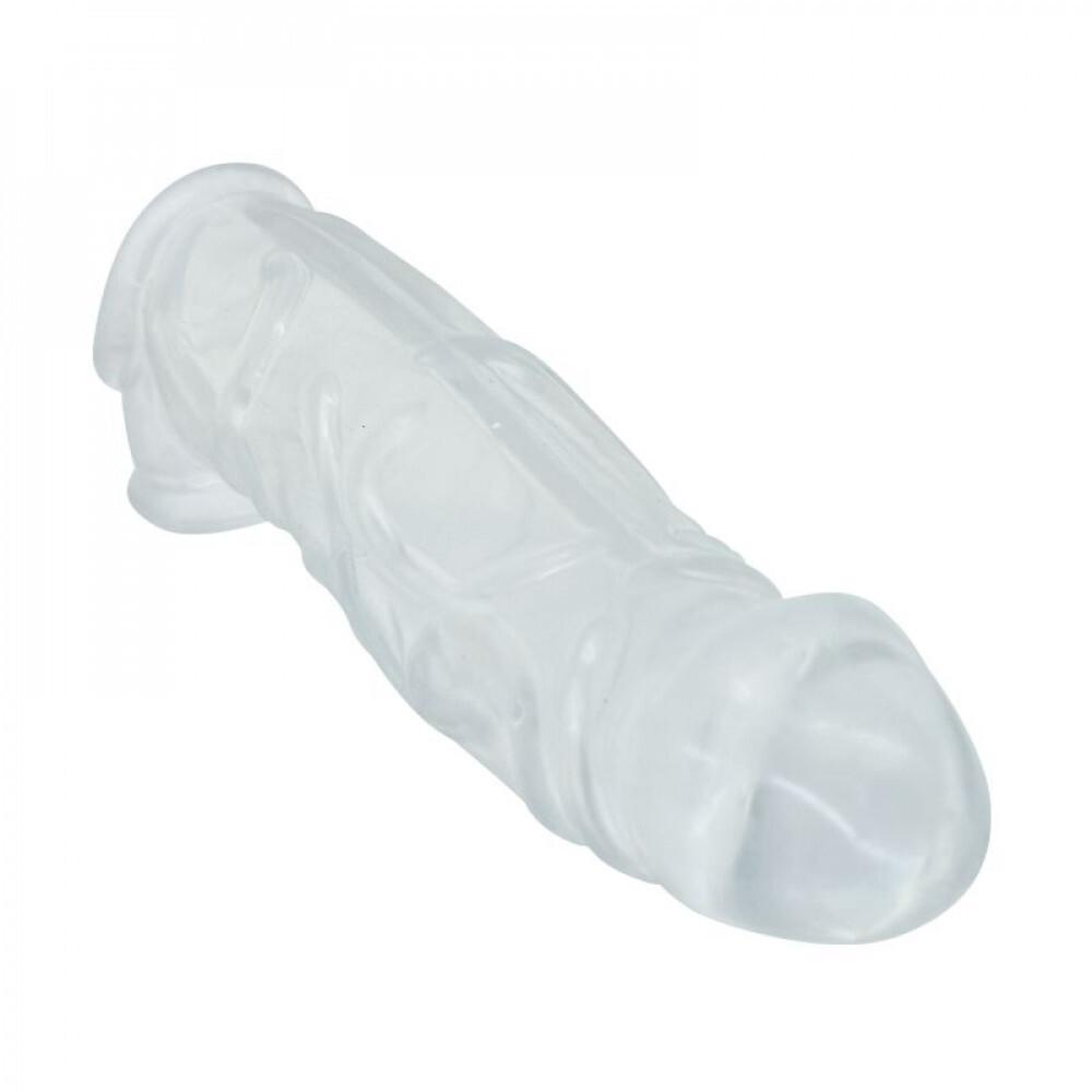 Guaina e Prolunga Pene Big and Real 23 cm thumbnail 2