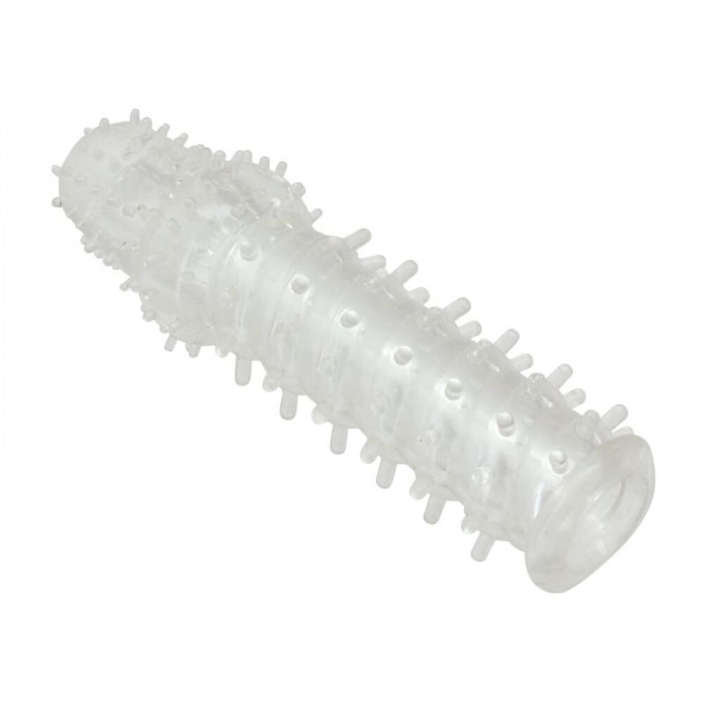 Guaina e Prolunga Pene Bristled Sleeve 14,5 cm thumbnail 2