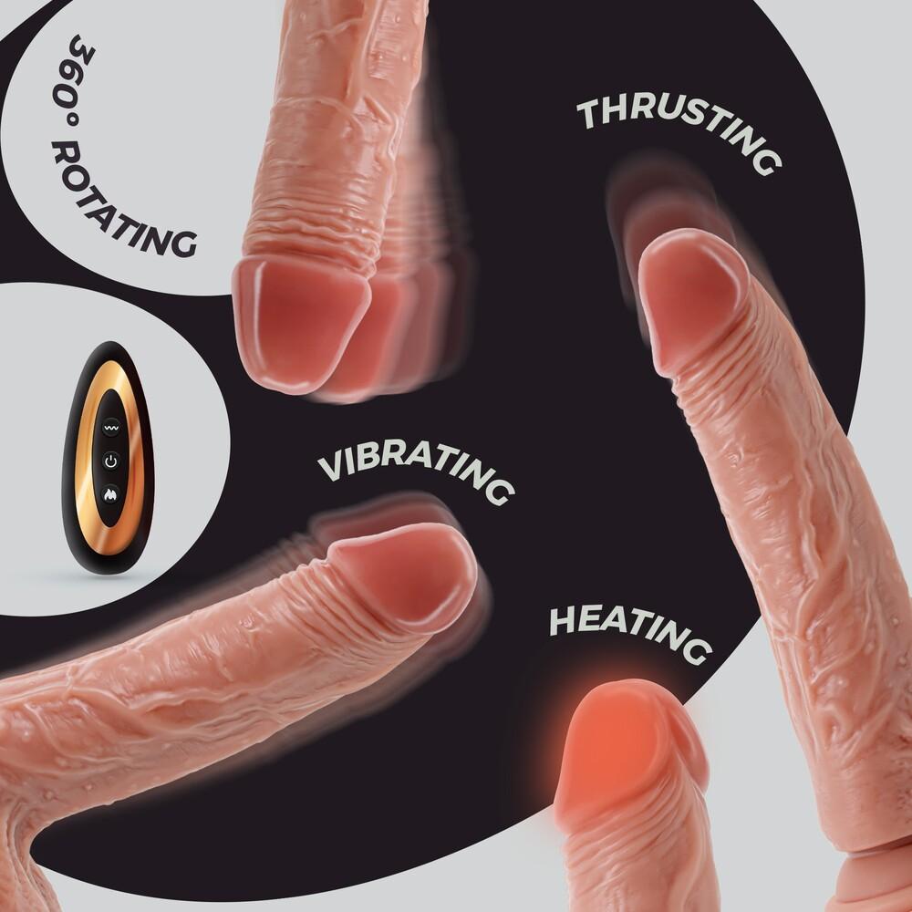 Vibratore Realistico Inviktus 22 cm thumbnail 8