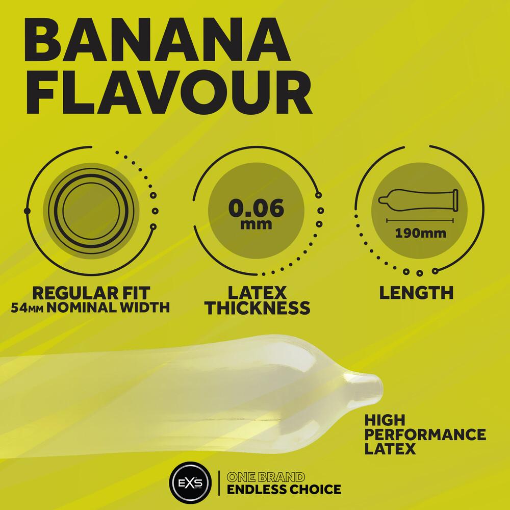 Preservativi Aromatizzati EXS Banana thumbnail 3