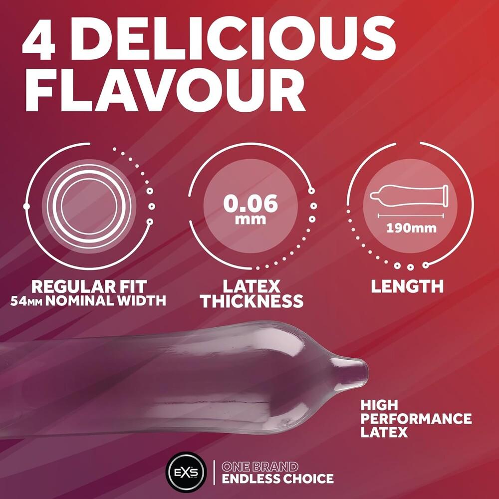 Preservativi Aromatizzati EXS Mixed Flavoured thumbnail 3