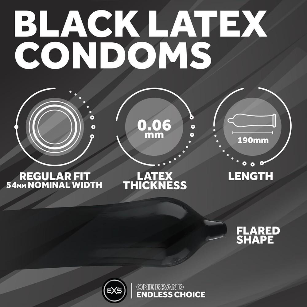 Preservativi EXS Black Latex thumbnail 3