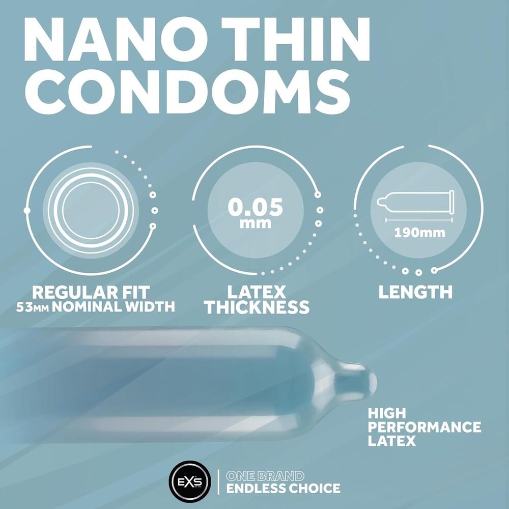 Preservativi Ultra Sottili Exs Nano Thin thumbnail 3