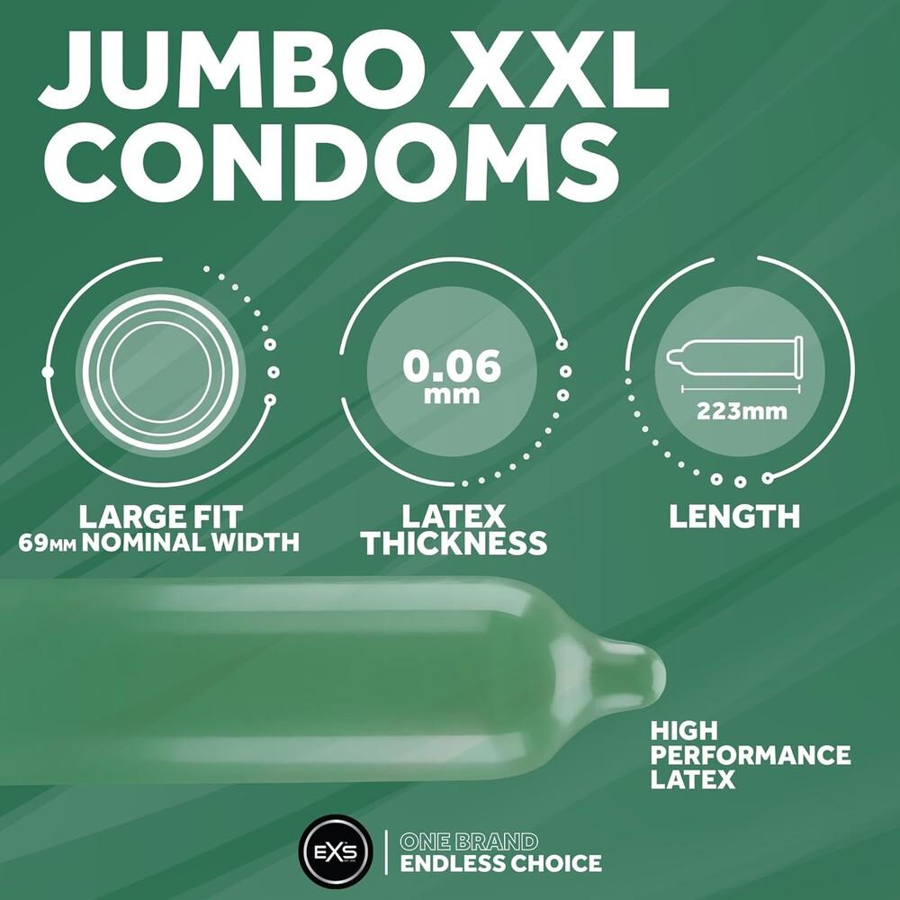 Preservativi XXL EXS Jumbo thumbnail 3