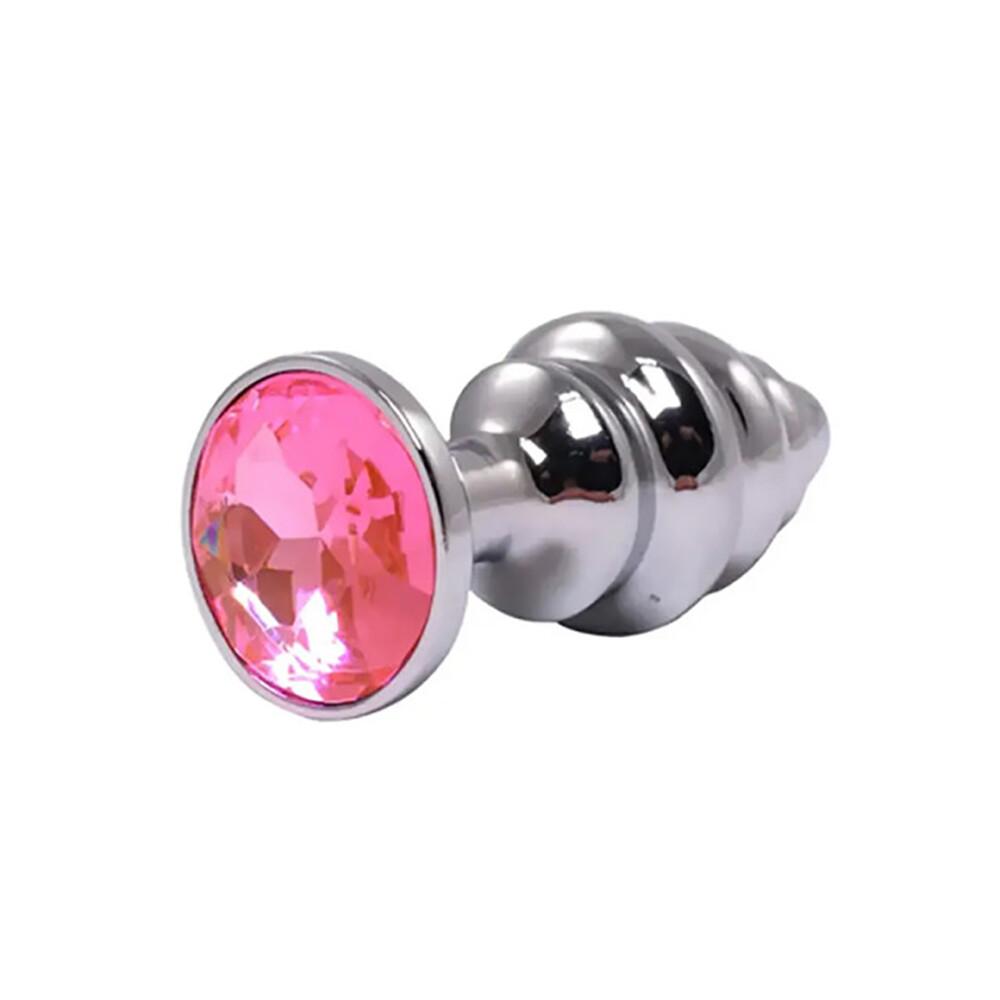 Plug Anale Crystal Pink Ø 2,6 cm