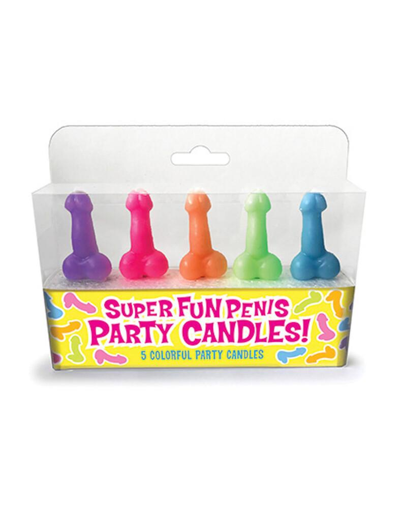 Candeline a Forma di Pene Rainbow